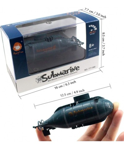 Mini RC Nuclear Submarine Toy Remote Control Boat Electric Dive Fish Water Tank Kids Gifts (Blue) $47.81 Remote & App Control...