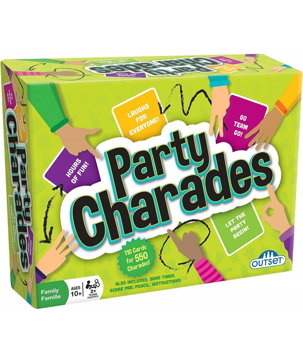 Party Charades Game – Contains 550 charades – Great Family Game for 2 or More Players Ages 10 and up $25.09 Board Games