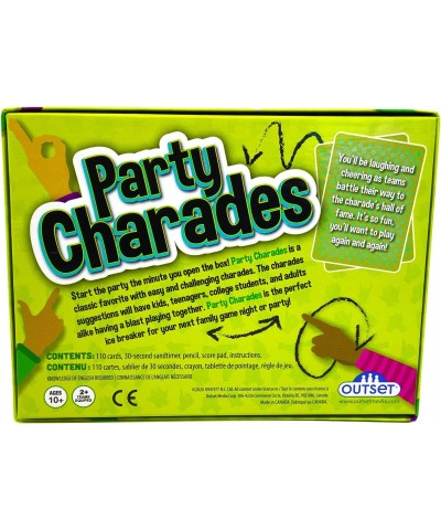 Party Charades Game – Contains 550 charades – Great Family Game for 2 or More Players Ages 10 and up $25.09 Board Games