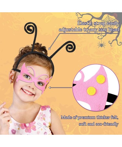 18 Pcs Kids Butterfly Wings Costume for Girls with Antenna Headband Dress up Mask Fairy Butterfly Costume Butterfly Cape for ...