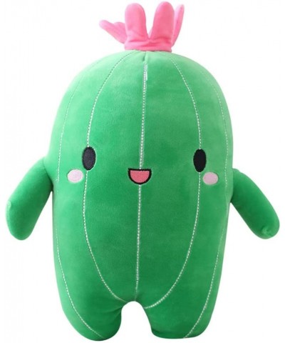 Cactus Stuffed Plant Plush Toy with Smile Face Super Cute Soft Cactus Plush Pillow Creative Plush Plant Cactus Decoration Gre...