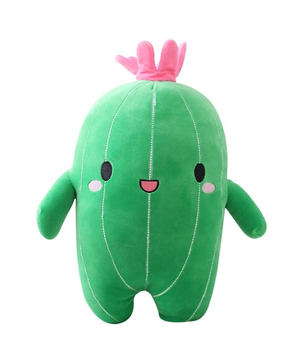 Cactus Stuffed Plant Plush Toy with Smile Face Super Cute Soft Cactus Plush Pillow Creative Plush Plant Cactus Decoration Gre...