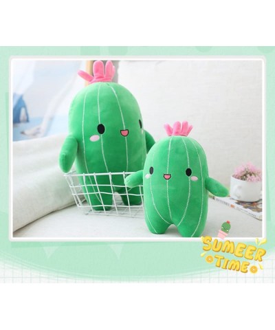 Cactus Stuffed Plant Plush Toy with Smile Face Super Cute Soft Cactus Plush Pillow Creative Plush Plant Cactus Decoration Gre...