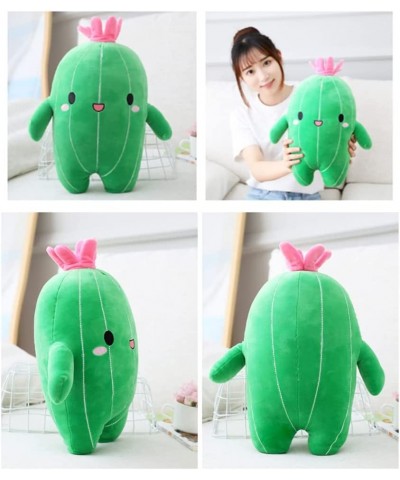 Cactus Stuffed Plant Plush Toy with Smile Face Super Cute Soft Cactus Plush Pillow Creative Plush Plant Cactus Decoration Gre...