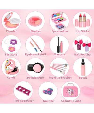 Kids Makeup Kit for Girl Real Washable Girl Makeup Kit for Kids Makeup Kit for Little Girl Toys Toddler Girl Children Make up...