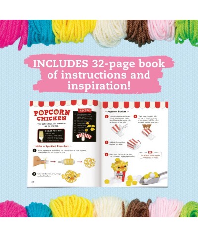 Mini Pom-Pom Food Animals Craft Kit $31.51 Craft Kits