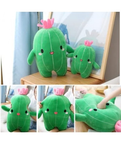 Cactus Stuffed Plant Plush Toy with Smile Face Super Cute Soft Cactus Plush Pillow Creative Plush Plant Cactus Decoration Gre...