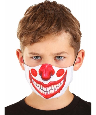 Child Clown Sublimated Face Mask $13.53 Kids' Dress-Up Accessories