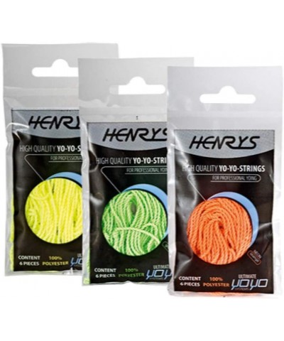 Neon Yo-Yo String - Set of 6 Polyester YoYo Strings (Orange) $17.41 Yo-Yos