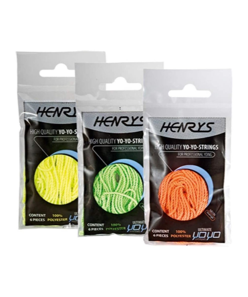 Neon Yo-Yo String - Set of 6 Polyester YoYo Strings (Orange) $17.41 Yo-Yos