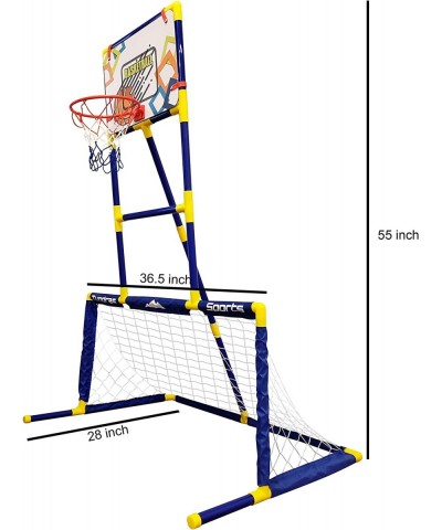 3 in 1 Sports Center - Kids Toy Basketball Hockey Soccer Sports Station - Indoor Arcade Game Includes Basketball Hoop Hockey ...