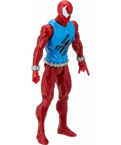 Marvel Titan Hero Series Blast Gear Marvel’s Scarlet Spider 12-Inch-Scale Super Hero Action Figure Toy Great Kids for Ages 4 ...