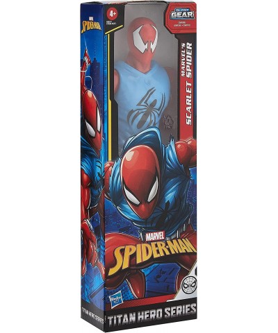 Marvel Titan Hero Series Blast Gear Marvel’s Scarlet Spider 12-Inch-Scale Super Hero Action Figure Toy Great Kids for Ages 4 ...