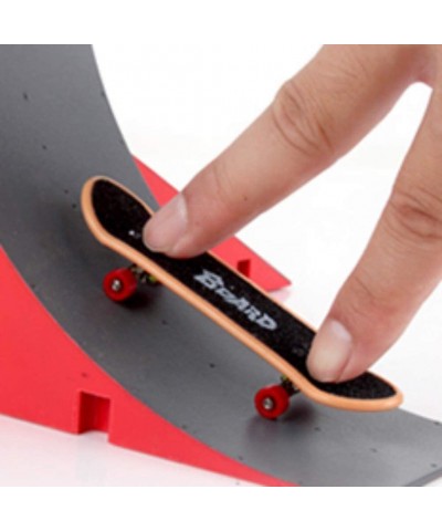 Mini Fingerboards Finger Skateboard Ultimate Sports Training Props with Ramp Set Novelty Desktop Finger Skateboard Toys for K...