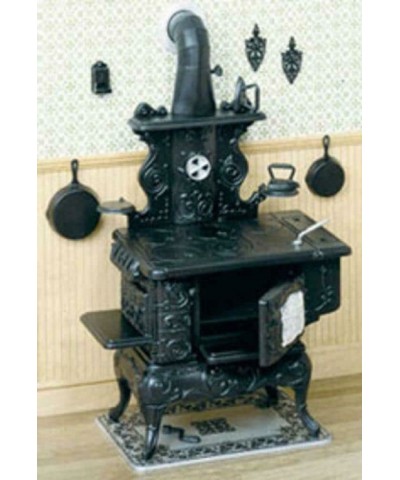 Handley House Dollhouse Miniature Cook Stove and Accessories Kit $32.29 Dollhouse Accessories