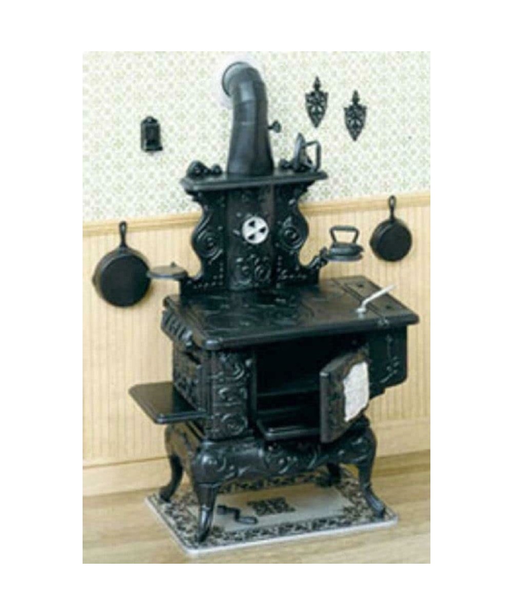 Handley House Dollhouse Miniature Cook Stove and Accessories Kit $32.29 Dollhouse Accessories