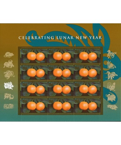 Year of the Rabbit: Kumquats (Celebrating Lunar New Year) Full Sheet of 12 Forever Postage Stamps Scott 4492 $32.67 Collectib...