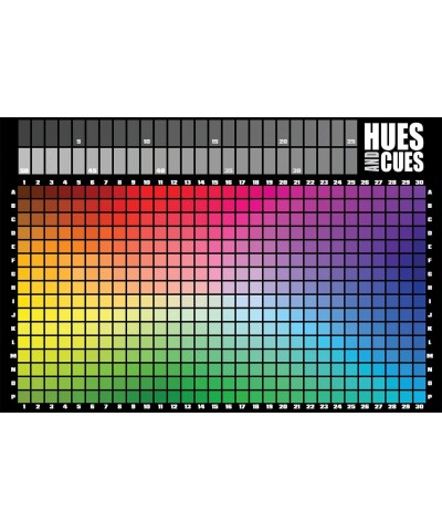 HUES and CUES | Vibrant Color Guessing Game Perfect for Family Game Night | Connect Clues and Colors Together | 480 Color Squ...