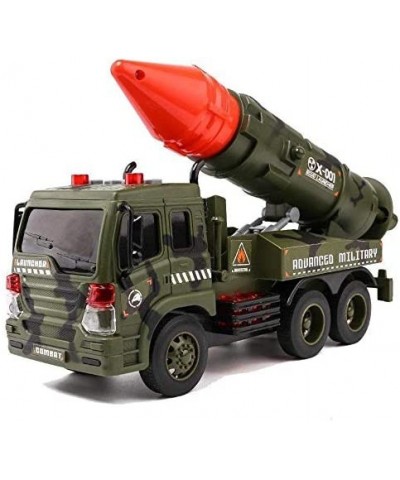 PowerTRC's Friction Powered Military Missile Launcher Truck with Lights and Sound $49.01 Kids' Play Trucks