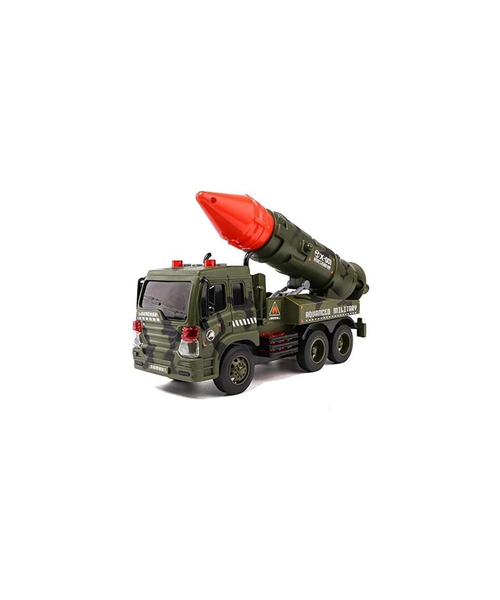 PowerTRC's Friction Powered Military Missile Launcher Truck with Lights and Sound $49.01 Kids' Play Trucks