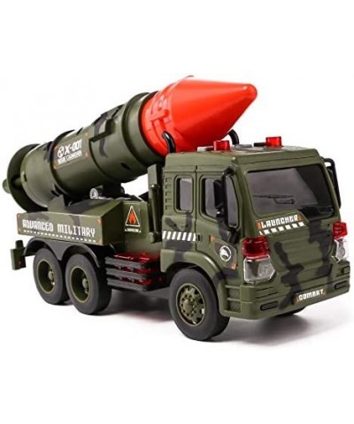 PowerTRC's Friction Powered Military Missile Launcher Truck with Lights and Sound $49.01 Kids' Play Trucks