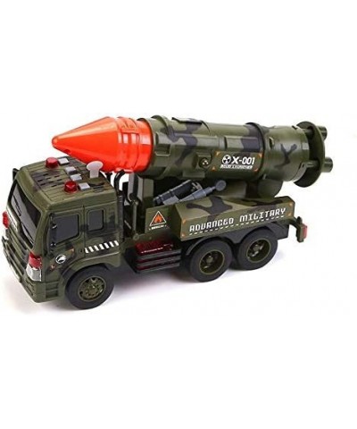 PowerTRC's Friction Powered Military Missile Launcher Truck with Lights and Sound $49.01 Kids' Play Trucks