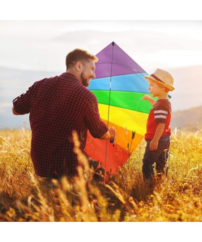 Large Diamond Kite for Kids - Lightweight Classic Easy to Assemble Fly Soars High in Low Wind Speeds - A Great Way to Enjoy a...