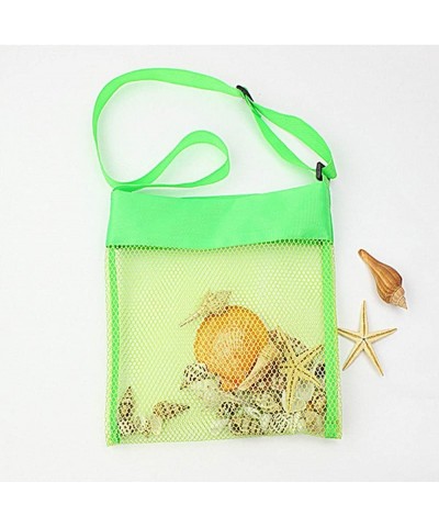 Asdsinforu Beach Bag Cooler Colorful Mesh Toy Tote Bag Breathable Sea Shell Bags with Adjustable Carrying Straps Yellow Rose ...