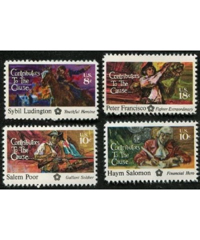 COMPLETE SET OF "CONTRIBUTORS TO THE CAUSE" ~ BICENTENNIAL CELEBRATION SERIES ~ REVOLUTIONARY WAR ~ SYBIL LUDINGTON ~ PETER F...