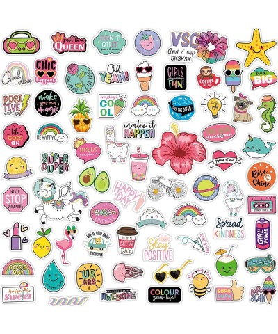 145Pcs Water Bottle Stickers for Girls Teens Kids Waterproof Inspirational VSCO Vinyl Stickers for Laptop Skateboard Aestheti...