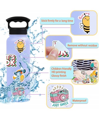 145Pcs Water Bottle Stickers for Girls Teens Kids Waterproof Inspirational VSCO Vinyl Stickers for Laptop Skateboard Aestheti...