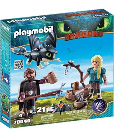 How to Train Your Dragon III Hiccup & Astrid with Baby Dragon Multicolor $32.53 Play Figure Playsets