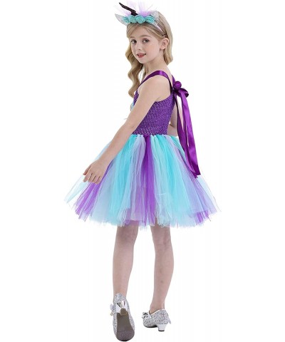 Mermaid Tutu for Girls Halloween Party Outfits Birthday Mermaid Skirts Dress Up Clothes $47.06 Kids' Costumes