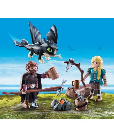 How to Train Your Dragon III Hiccup & Astrid with Baby Dragon Multicolor $32.53 Play Figure Playsets