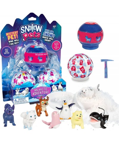 Snow Pets an Arctic Adventure Series 2- 3 Pack Collectible Snow Pet Figurine- Mystery Toy for Boys Girls- Cute Pencil Topper-...