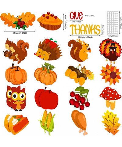 Thanksgiving Crafts for Kids 40 PCS Felt Turkey Crafts for Kids Toddler Ages 3-5/4-8/8-12 Thanksgiving Gifts Activities for K...