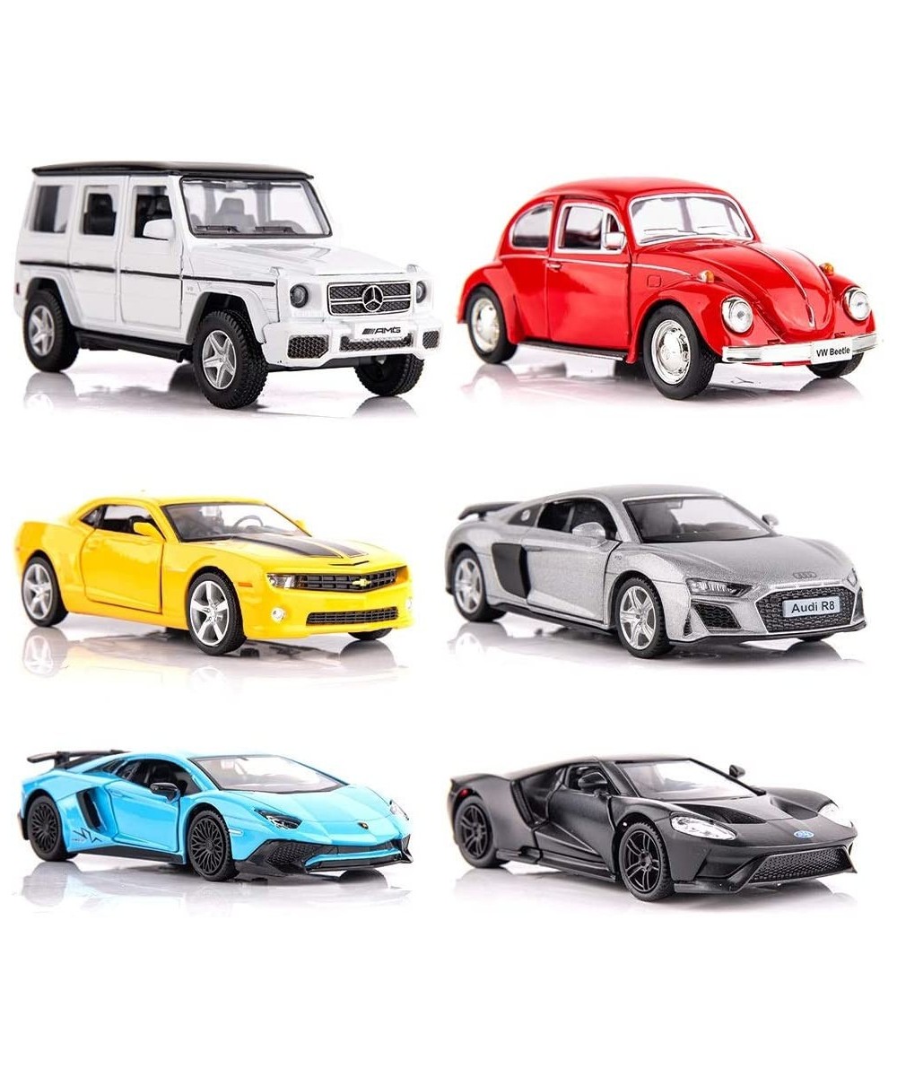 1:36 Scale Cars Model for Kids Alloy Pull Back Vehicles Toy Car for Toddlers Kids Boys Girls (6 Packs with Boutique Box B) $9...