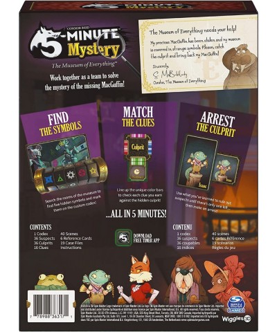 5-Minute Mystery The Museum of Everything Game for Adults and Kids Ages 8 and up by SpinMaster $42.57 Card Games