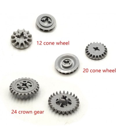 116 pcs Technical Gears Axle Pin Connectors - Wheels Connectors Rack Gear Car Building Brick Accessories Pieces Sets Compatib...