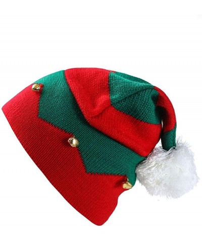 Christmas Elf Knitted Hat Xmas Baby Beanie Knit Hat for Children(1 to 6 Years Old Red) $14.53 Kids' Dress-Up Accessories