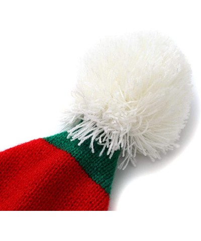 Christmas Elf Knitted Hat Xmas Baby Beanie Knit Hat for Children(1 to 6 Years Old Red) $14.53 Kids' Dress-Up Accessories