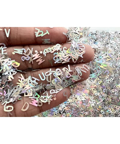 50g Glitters Chunky Glitter Sequins Nail Art Snow Globe Tumblers Craft Colorful (Alphabet Soup Glitter) $21.83 Toy Kitchen Pr...