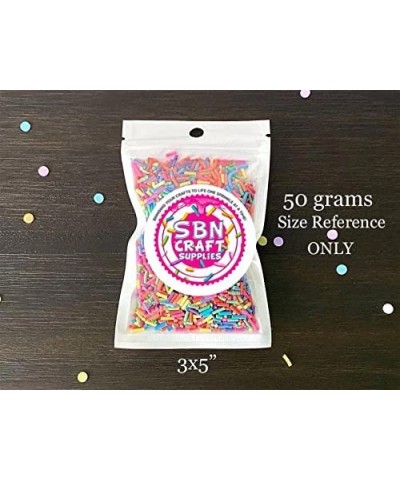 50g Glitters Chunky Glitter Sequins Nail Art Snow Globe Tumblers Craft Colorful (Alphabet Soup Glitter) $21.83 Toy Kitchen Pr...