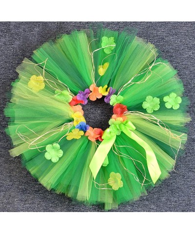 3pcs Hawaiian Hula Luau Tutu Set (2 Sizes: Girls Baby) Birthday Beach Party $39.35 Kids' Costumes