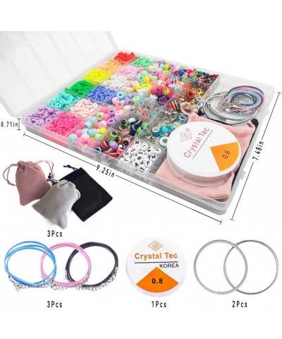 Girl Toys Bracelet Making Kit -3100pcs Beads for Charm Jewelry Making Kit Supplies DIY Arts Halloween and Christmas Party Fav...