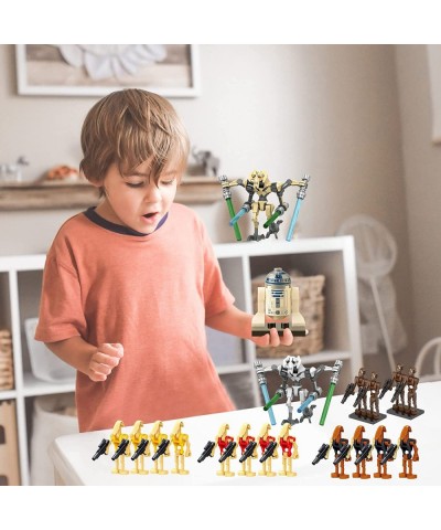 35 Pack Droids Minifigures with Weapons Set Army Building Blocks Action Figures for Boys Girls Kids $44.70 Action Figures