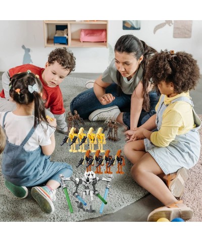 35 Pack Droids Minifigures with Weapons Set Army Building Blocks Action Figures for Boys Girls Kids $44.70 Action Figures