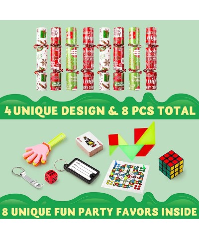 8 Pack Christmas Party Favor Non-Snap Lettering Pieces Party Table Favors with Holiday Party Favor Supplies for Kids and Adul...