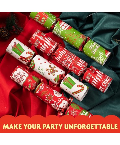 8 Pack Christmas Party Favor Non-Snap Lettering Pieces Party Table Favors with Holiday Party Favor Supplies for Kids and Adul...