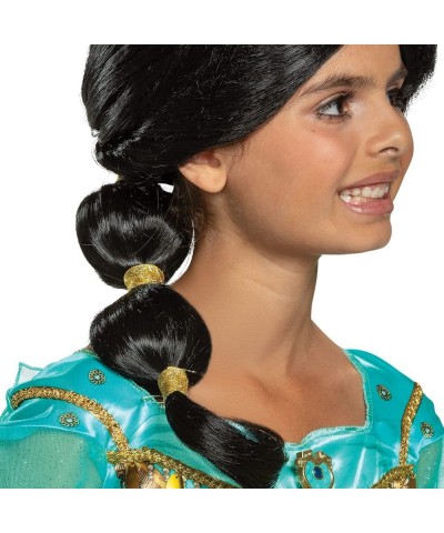 The Aladdin Live Action Kid Jasmine Wig Standard Black $18.48 Kids' Dress-Up Accessories